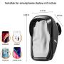 CBRSPORTS Bike Frame Bag Bike Phone Bag Handlebar Bag Phone Mount Pack, Front Top Tube Bag Sensitive Touch Screen Saddle Sun Visor Bag Waterproof Phone Case for Smartphones