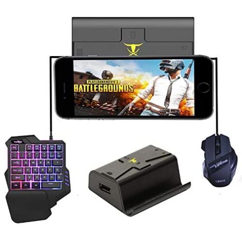 RONSHIN Electronics for G1X PUBG Mobile Gamepad Controller Gaming Keyboard Mouse Android Phone to PC Converter Adapter for iPhone