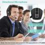 Bluetooth Headset, Willful BT 5.0 Wireless Headset with Microphone (Flexible Noise Cancelling Mic) Mute Button 30Hrs Clear Talk Time Pro for Car Truck Driver Business Home Office Cell Phones PC