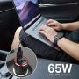 83W USB C Car Charger, WOTOBEUS Dual USB Type C Fast Car Phone Laptop Charger Adapter 65W PPS PD 18W QC3.0 Quick Charge for iPhone SE 11/iPad/MacBook/ThinkPad/HP/Pixel/S8/S9/S10/S20/Note10Plus/Note9