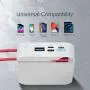 Portable Charger 10000mAh Power Bank,KONFULON Cellphone Charger,Ultra Compact Backup Battery with Built in Cable Compatible with iPhone11/XS/XR/X/8/8P/7/6/6S