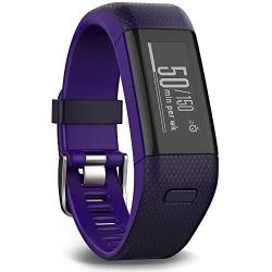 Garmin Vivosmart HR+ Activity Tracker Regular Fit, Imperial Purple (010-N1955-37) - (Renewed)