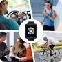 Amazqi Smart Watch, Smartwatch Phone with SD Card Pedometer Call Text Notification SIM Card Slot Music Player Camera Compatible for Android Samsung Huawei and iPhone (Partial Functions) for Men Women