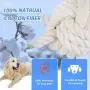 Rope Dog Toy for Aggressive Chewers, Interactive Dog Chew Toys - Thick Knot Rope and TUG of WAR Balls - Natural Cotton - Dog teeth cleaning - Tough Durable - Great for Dogs Exercise trainning