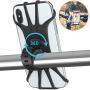 Vsweet Bike Phone Mount for Motorcycle-Universal Silicone Bicycle Phone Holder,Handlebar Cradle Adjustable for Cycling GPS/Music, Fits for 11 Pro Max/XR/XS Max/8/7/ 6/6s Plus, Galaxy S9/S9 Plus