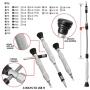 Jetfix Precision IT Screwdriver Set + Magnetic & Auto-Stand kit – Drone/Computer/Watch/Cell Phone/PC/Laptop/Glasses/iPad/Macbook/iMac, iPhone/Tablet/Jewellers/DJI for Office & Home - 57pc