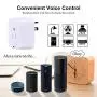 Smart Plug, POWRUI Mini WiFi Outlet Compatible with Amazon Alexa & Google Home,No Hub Required Timing Function Control Your Home,ETL Certified, (4 Pack)