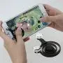 Mini Mobile Game Joystick Joypad Tablet Phone Game Rocker Touch Screen Funny Game Handle Controller for Phone, Pad PC (A Pair)