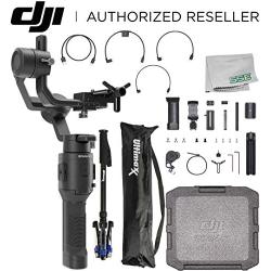 DJI 2019 Ronin-SC Compact Stabilizer 3-Axis Gimbal Handheld Stabilizer Pro Combo Kit (Loki) for Mirrorless Camera Videographer Bundle - CP.RN.00000043.01