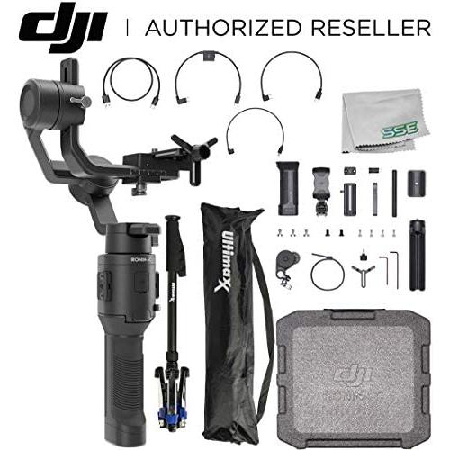 DJI 2019 Ronin-SC Compact Stabilizer 3-Axis Gimbal Handheld Stabilizer Pro Combo Kit (Loki) for Mirrorless Camera Videographer Bundle - CP.RN.00000043.01