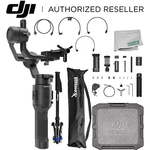 DJI 2019 Ronin-SC Compact Stabilizer 3-Axis Gimbal Handheld Stabilizer Pro Combo Kit (Loki) for Mirrorless Camera Videographer Bundle - CP.RN.00000043.01 DJI 2019 Ronin-SC Compact Stabilizer 3-Axis Gimbal Handheld Stabilizer Pro Combo Kit (Loki) for Mirrorless Camera Videographer Bundle - CP.RN.00000043.01