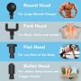 Muscle Massage Gun for Athletes, Professional Deep Tissue Percussion Neck Back Shoulder fascial Massage Machine for Pain Relief, Portable Handheld Powerful Cordless Electronic Quiet 22 Speed Lever