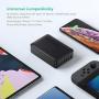 USB Quick Charger RAVPower 60W 6-Port QC 3.0 Fast Charger Desktop Charging Station Compatible Galaxy S10+ S9+ Note 10+ Note 9+ and iSmart Compatible iPhone 11 Pro Max XS Max XR X 8 Plus, iPad and More