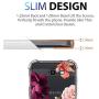 Girly Case for Samsung Galaxy J7 Perx, J7 Prime, J7 Sky Pro, J7 V, Galaxy J7 2017 Clear with Cute Pink Flowers Design Shockproof Bumper Protective Cell Phone Cases for Girls N Women Soft Floral Cover