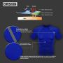 DRSKIN Mens Compression Cool Dry Sports Short Sleeve Shirt Baselayer T-Shirt Athletic Running Rashguard