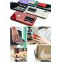 [2pc] Finger Strap Phone Holder - Ultra Thin Anti-Slip Universal Cell Phone Grips Band Holder for Back of Phone (Gold)