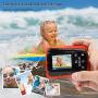 Smyidel Waterproof Mini Kid Camera High Definition 12MP HD 3M Underwater Swimming Digital Camera Camcorder 2.0 Inch LCD Display (Black)