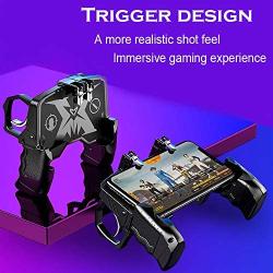 GOFOYO K21 Mobile Game Controller for PUBG/Call of Duty/Fortnite,aim Trigger Fire Buttons L1R1 Shooter Sensitive Joystick,Gamepad for 4.7-6.5 inch iPhone & Android Phone