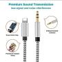 [Apple MFi Certified] iPhone to 3.5mm Car AUX Cable, [3.3FT/1M] Lightning to 3.5mm Audio Stereo Nylon Cord Compatible for iPhone 11/11 Pro/XS/XR/X 8 7, iPad to Home Stereo, Speaker, Headphone (Sliver)