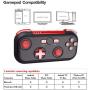CAPTIANKN Mobile Phone Wireless Bluetooth Gamepad, Mini Portable Storage Handle, Support Android/iOS/Win 7/8/10 System