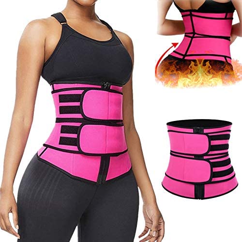 Aliwendy Sweat Waist Trainer Corset Trimmer Belt for Women Weight Loss, Neoprene Waist Cincher Shaper Slimmer