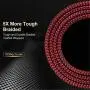 UGI Magnetic Charger Cable 3 in 1 Charging Cable Nylon Braided LED Lighting Cord Compatible with Android,Micro USB,Type C/USB C,i- OS Smartphone Devices (6.6ft L-Shape+3.3ft/6.6ft Straight,3 Pack) UGI Magnetic Charger Cable 3 in 1 Charging Cable Nylon Braided LED Lighting Cord Compatible with Android,Micro USB,Type C/USB C,i- OS Smartphone Devices (6.6ft L-Shape+3.3ft/6.6ft Straight,3 Pack)