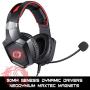 Game Lab Phantom LED Over-Ear Surround Sound Gaming Headset Noise Cancelling Mic Bundle with Stand (Black) for PC, Xbox One, PS4, Nintendo Switch, Mac, Desktop, Laptop, Computer, VR, Android, iOS