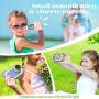 Kids Digital Camera,Koolertron Upgraded 15MP 4K Compact Starter Camera Mini Video Player Recorder & 200X Magnifier Digital Microscope 32GB TF Card for Children 3-10 Years Old Boys Girls