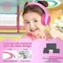 gorsun Kids Headphones with Limited Volume, Children Headphone Over Ear, Kids Headphones for Boys and Girls, Wired Headset for Children-Pink gorsun Kids Headphones with Limited Volume, Children Headphone Over Ear, Kids Headphones for Boys and Girls, Wired Headset for Children-Pink
