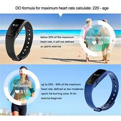 Zomtop ID107 Bluetooth 4.0 Smart Bracelet Smart Band Heart Rate Monitor Wristband Fitness Tracker for Android iOS Smartphone(Purple)