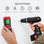 Stud Finder Sensor Meterk Wall Scanner - 5 in 1 Electronic Center Finder Multi-Functional Wall Finder Detector with LED/Sound Warning for Wood Stud/Metal/Live AC Wire/Moisture Detection