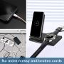 Dual Wireless Charger, COSOOS Double Qi Fast Charging Pad for Multiple Devices Compatible with iPhone 11/11Pro/11Pro Max/X/XS/XR/8, Galaxy S20/S10/Note 10, Airpod Pro, Galaxy Buds +(No AC Adapter)