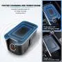 Premis Wireless Car Charger Fit for Volvo XC90 XC60 S90 V90 V60 S60 2019 2020 QC3.0 Fast Charging with USB Port 36W QI Wireless Smart Phone Charging Pad Premis Wireless Car Charger Fit for Volvo XC90 XC60 S90 V90 V60 S60 2019 2020 QC3.0 Fast Charging with USB Port 36W QI Wireless Smart Phone Charging Pad