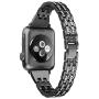 Aottom Compatible for Apple Watch Band 38mm 40mm Women Diamond Rhinestone Crystal Metal Luxury Jewelry Bling Giltter Sport Replacement Band Bracelet Wristband for 38mm 40mm iWatch Band Series 4/3/2/1