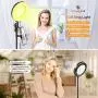Miracase 8" Ring Light with Stand, 14 Colors RGB LED Ring Light with Tripod Stand and Phone Holder & 10 Brightness Level & Camera Remote Shutter for Makeup,YouTube,Video,Photography Miracase 8" Ring Light with Stand, 14 Colors RGB LED Ring Light with Tripod Stand and Phone Holder & 10 Brightness Level & Camera Remote Shutter for Makeup,YouTube,Video,Photography