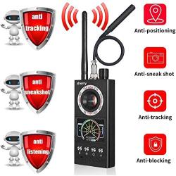 Upgraded Anti Spy Detector & Listening Device Finder RF Signal Detector GPS Bug Detector Hidden Camera Detector for GSM Tracking Device GPS Radar Radio Frequency Detector