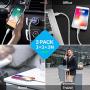 iPhone Charger Cable MFi Certified Lightning Cable 3Pack(10ft) Nylon Braided High Speed USB Charging Cord for iPhone 11 Pro Xs Max XR X 8 7 Plus 6S 6 SE 5S iPad & More-SilverGray
