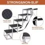 Heeyoo Folding Dog Car Steps, Portable Aluminum Fram Large Dog Stairs for High Beds, Trucks, Cars and SUV, Lightweight Foldable Pet Ladder Ramp with Nonslip Surface Can Support 150-200 Lbs Large Dog Heeyoo Folding Dog Car Steps, Portable Aluminum Fram Large Dog Stairs for High Beds, Trucks, Cars and SUV, Lightweight Foldable Pet Ladder Ramp with Nonslip Surface Can Support 150-200 Lbs Large Dog