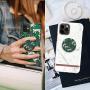 Richmond & Finch PopSocket PopGrip, Universal Expanding Mobile Phone Stand and Grip for Phones and Tablets, Includes Swappable Top, Green Leopard - Green
