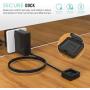 MoKo Fitbit Blaze Charger, Replacement Charger Charging Cradle Dock Adapter, USB Charging Cable, for Fitbit Blaze Fitness Smartwatch, Black