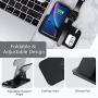 EVIGAL 4 in 1 Wireless Charger, Qi-Certified Fast Charging Station Compatible Apple Watch & AirPods & Apple Pencil, iPhone11/11Pro/11Pro Max/X/XS/XS Max/XR/8/8Plus, Samsung, Etc (with QC3.0 Adapter)