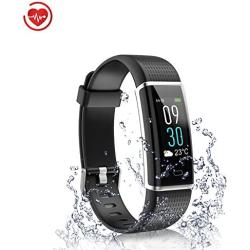 BADIQI Fitness Tracker,Color Screen Heart Rate Monitor Sleep Weather Step Calories Pedometer Waterproof Smart Activity Tracker Sport Watch Wristband for Android & iOS