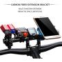 Yizhet Bike Handlebar Extender, Lightweight Durable Aluminum Alloy Double Bicycle Handlebar Extension Bracket for Holding Motorcycle E-Bike Lamp Speedometer GPS Phone Mount Holder