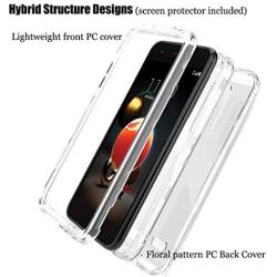 AMENQ Case for LG Aristo 2/LG Tribute Empire/LG Tribute Dynasty/LG Rebel 3 L158VL/LG Rebel 4 LTE, Full Body TPU and PC Armor Clear Protective Phone Cover (Crystal Clear)