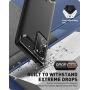 Clayco Forza Series Case for Samsung Galaxy Note 20 Ultra, Built-in Screen Protector Compatible with Fingerprint ID, Full-Body Rugged Cover, 6.9 inch, 2020 Release (Black)