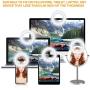 Selfie Ring Light, 3 Lighting Modes Rechargeable Clip on Selfie Fill Light, Cell Phone Lights with 40 LED Beads, Selfie Ring(White)