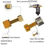 Dual SIM Card Micro SD Card Adapter (2 Pcs) for Android Smartphone,Ultra-Slim Gold SIM Card Extender for Samsung S7 / S7 Edge / S8 / S8+ Huawei Mate7/8/9 Xiaomi Lenovo
