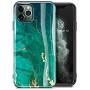 GVIEWIN Marble iPhone 11 Pro Case, Ultra Slim Thin Glossy Soft TPU Rubber Gel Phone Case Cover Compatible iPhone 11 Pro 5.8 Inch 2019 Release (Green/Gold)