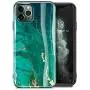 GVIEWIN Marble iPhone 11 Pro Case, Ultra Slim Thin Glossy Soft TPU Rubber Gel Phone Case Cover Compatible iPhone 11 Pro 5.8 Inch 2019 Release (Green/Gold)