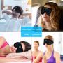 Sleep Headphones,3D Sleep Mask Bluetooth 5.0 Wireless Music Eye Mask, LC-dolida Sleeping Headphones for Side Sleepers, with Ultra-Thin HD Stereo Speakers Perfect for Sleeping, Air Travel, Meditation